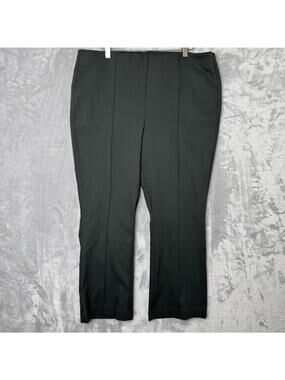 LOFT Pants Womens 16 Green High Waist Curvy Stretch Slim Fit Career Office NEW